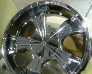 26 LIMITED 321 Rims+Tires CHROME WHEELS PACKAGE +15 rwd 5X127 Chevy