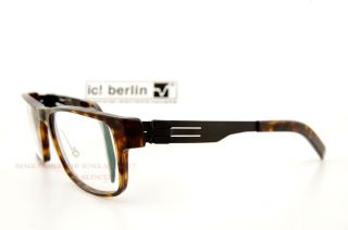 Brand New ic! berlin Eyeglasses Frames Model wissam Color havana/black