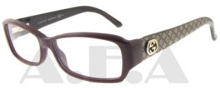 Gucci GG 3184 SR8 Burgundy Diamond Pattern Eyeglasses