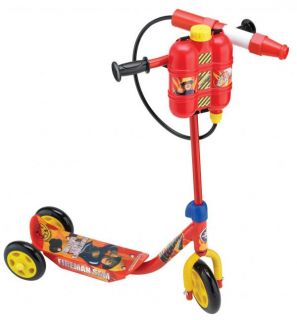 Fireman Sam Firehose Tri Scooter 3 Wheels Age 3 New