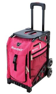 Riedell Zuca Skates Bag with Wheels Pink Used