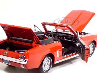 Brand new 1:18 scale diecast model of 1964 Ford Mustang Convertible