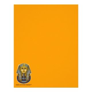 King Tut Gold Mask Letterhead