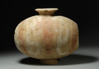Ancient Chinese Cocoon Pottery Jar Han DYA200 B C