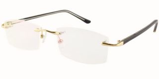 New Rimless Spectacle Frames Men Opticl Eyeglasses Frame Black 1136