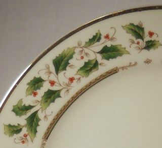 Holly Holiday China HHD2 Pattern Dinner Plate
