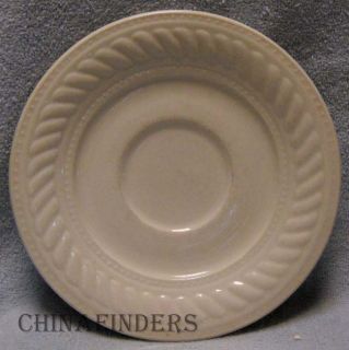 Gibson Designs China Imperial Braid White Saucer Only