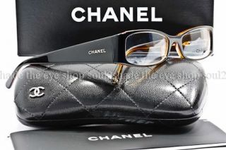 Authentic Chanel Eyeglasses Frame 3102 568 Black Citrus Glasses New