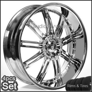 24inch Wheels and Tires Rims Chevy Ford Cadillac RAM
