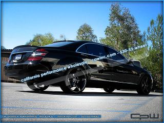 22 inch Mercedes Benz Black Wheels Rims Tire Package S550 CL550 550