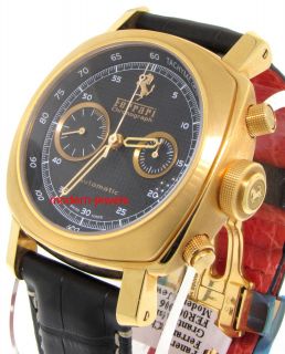 Panerai Ferrari Granturismo 18K Rose Gold Chronograph Mens Watch
