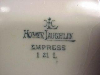 Homer Laughlin Empress Gravy Sauce Boat Dish 297