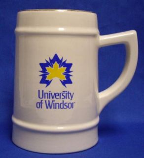 University of Windsor Canada Stein Beer Mug Made in USA