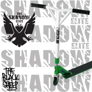 Shadow Custom Extreme Stunt Scooter Green Grit New UK