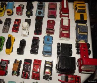 Vintage Lot of 115+ Diecast Toy Cars Trucks Vans Hotwheels Matchbox