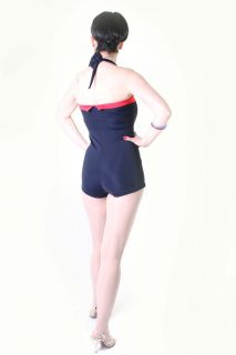 Sailor Uniform 50er retro Rockabilly Badeanzug Swimsuit