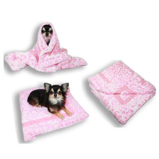 Dog Beds Hip Doggie Super Soft Mink Fur Trundle Blankets