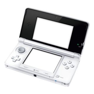 3DS Ice White Handheld Spielkonsole (PAL) wie Neu Garantie bis 02.2014