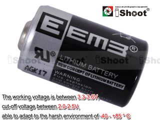 Lithium Batterie / AKKU ER14250 3.6V 1/2AA 1200mAh für Wasser/Strom