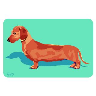 Bungalow Printed Dachshund Pet Mat   Dog   Boutique