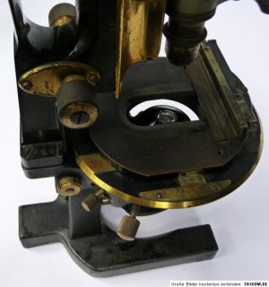 Mikroskop KARL ZEISS JENA Leitz Metzlar um 1900