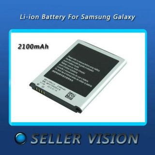 Neu 2100mAh Li Ion Akku für Samsung Galaxy S 3 III i9300