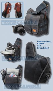 Kalahari KIKAO K 51 Fototasche Canvas schwarz Tasche für Systemkamera