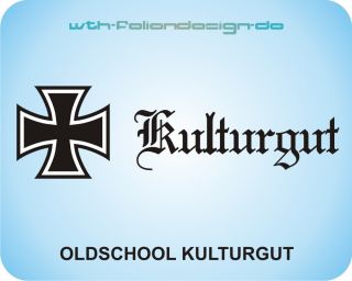 OLDSCHOOL RETRO HOTROD AUFKLEBER RAT Kulturgut V8 V6 16