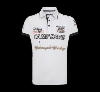 Camp David Polo Shirt Kollektion USA Motorcycle Heritage NEU