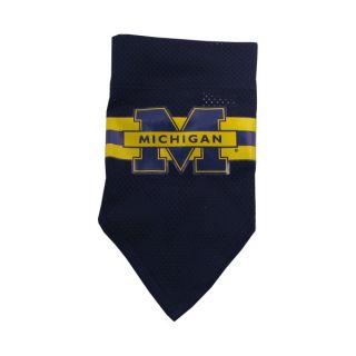 Michigan Wolverines Official Dog Collar Bandana    Bandanas   NCAA