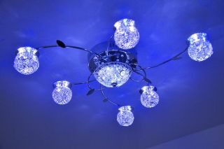 Design Deckenleuchte LED Farbwechsel Deckenlampe Deckenleuchten