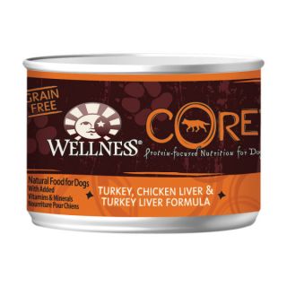 Wellness CORE Grain Free Turkey, Chicken Liver & Turkey Liver Recipe Dog Food   Food   Dog