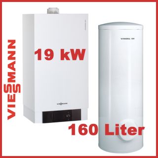 VIESSMANN Paket Vitodens 200 W 19 kW Vitotronic 200 und Vitocell 100 W