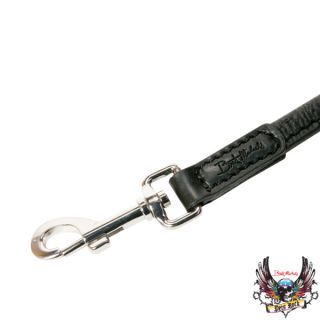 Bret Michaels Pets Rock™ Rolled Leather Lead   Leashes Leather   Collars, Harnesses & Leashes