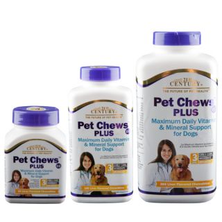 21st Century Pet Chews Plus Supplement   Level 3   Health & Wellness   Dog