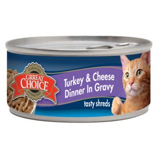 Grreat Choice Turkey & Cheese Dinner Cat Food   Sale   Cat