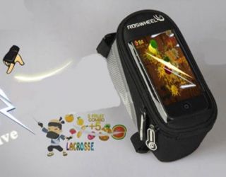 New Cycling Bike Bicycle Frame Front Tube Bag Touch Phone Case For