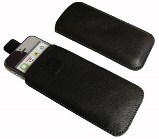 Für iPhone 5 Echt Leder Hülle Tasche Etui Schutz Köcher Slimline