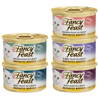 Fancy Feast Assorted Marinated Morsels Cat Food   Sale   Cat