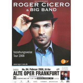 Roger Cicero Beziehungsweise 2008   Original Konzertposter