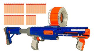 NERF N Strike Raider CS 35 mit Trommelmagazin und Darts   Spielzeug