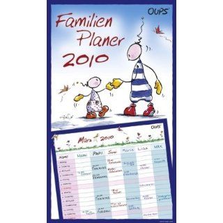 Oups Familienkalender 2010 Wand Terminplaner für die ganze Familie