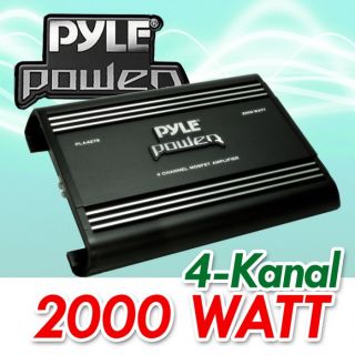 PYLE PLA4278 4 Kanal Auto/Car MOSFET Verstärker/Endstufe max. 2000W