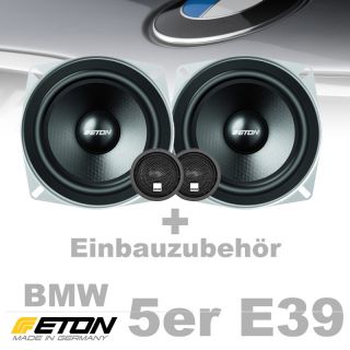 ETON 130 mm Auto Kompo Lautsprecher / KFZ Boxen für BMW 5er E39 Limo