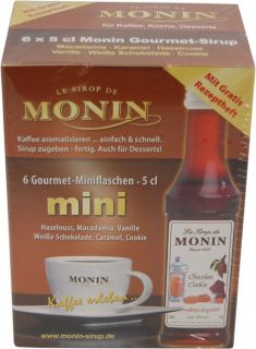 90,44EUR/100ml) Monin Coffee Set 6 x 5cl