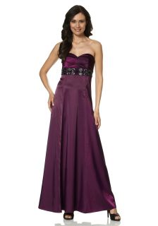 Q5807 Kleid Satinkleid Abendkleid Laura Scott Evening lila Gr.46