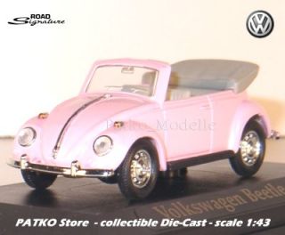 VW BEETLE / Käfer Cabrio   1967   pink   YATMING 1:43