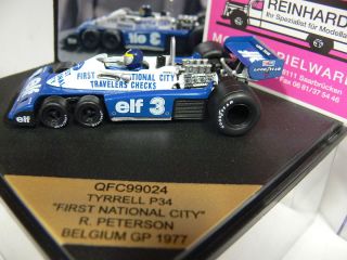 43 Quartzo QFC99024 Tyrrell P34 First National City R.Peterson