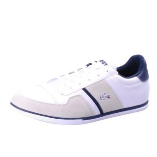 Lacoste Beckley SM SPM Schuhe white blue weiß Sneaker