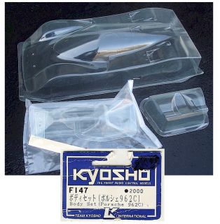 KYOSHO FI47 VINTAGE GROUP C PORSCHE 962 C BODY SET RARE ORIGINAL BODY